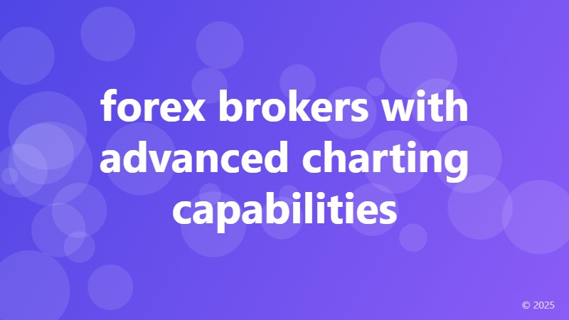 forex brokers with advanced charting capabilities