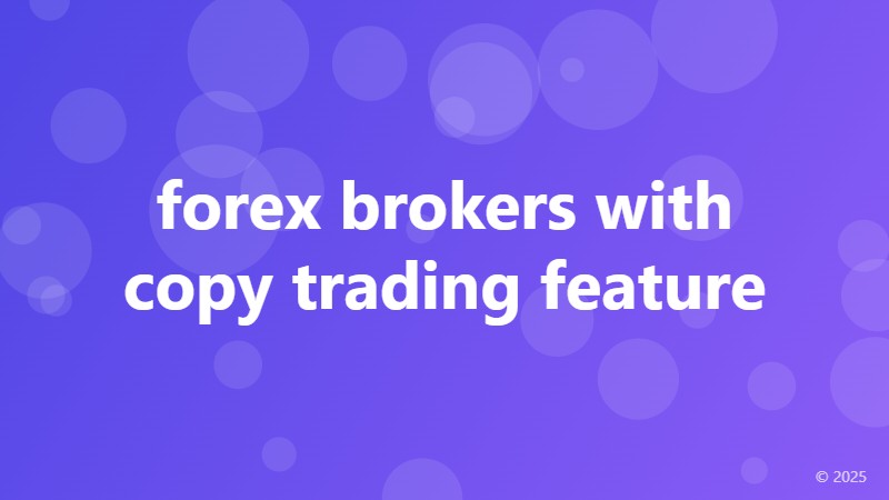 forex brokers with copy trading feature